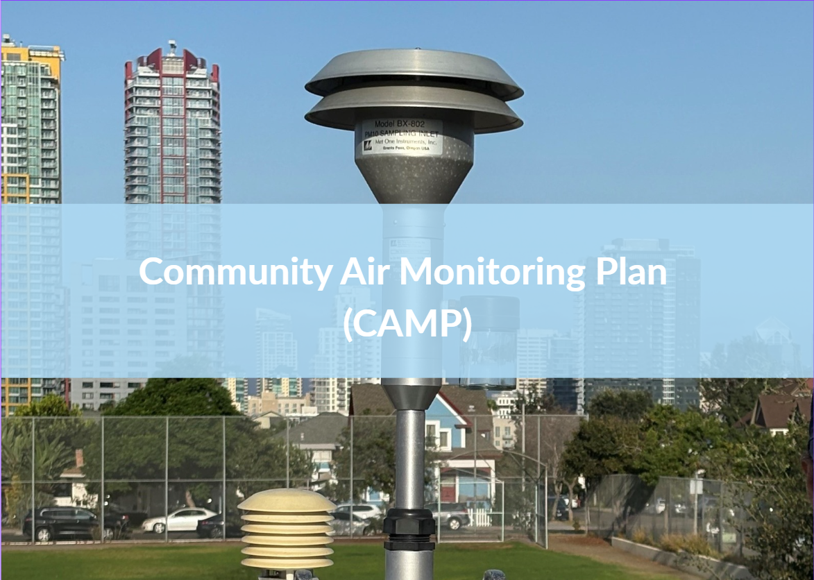 Community Air Monitoring Plan link button