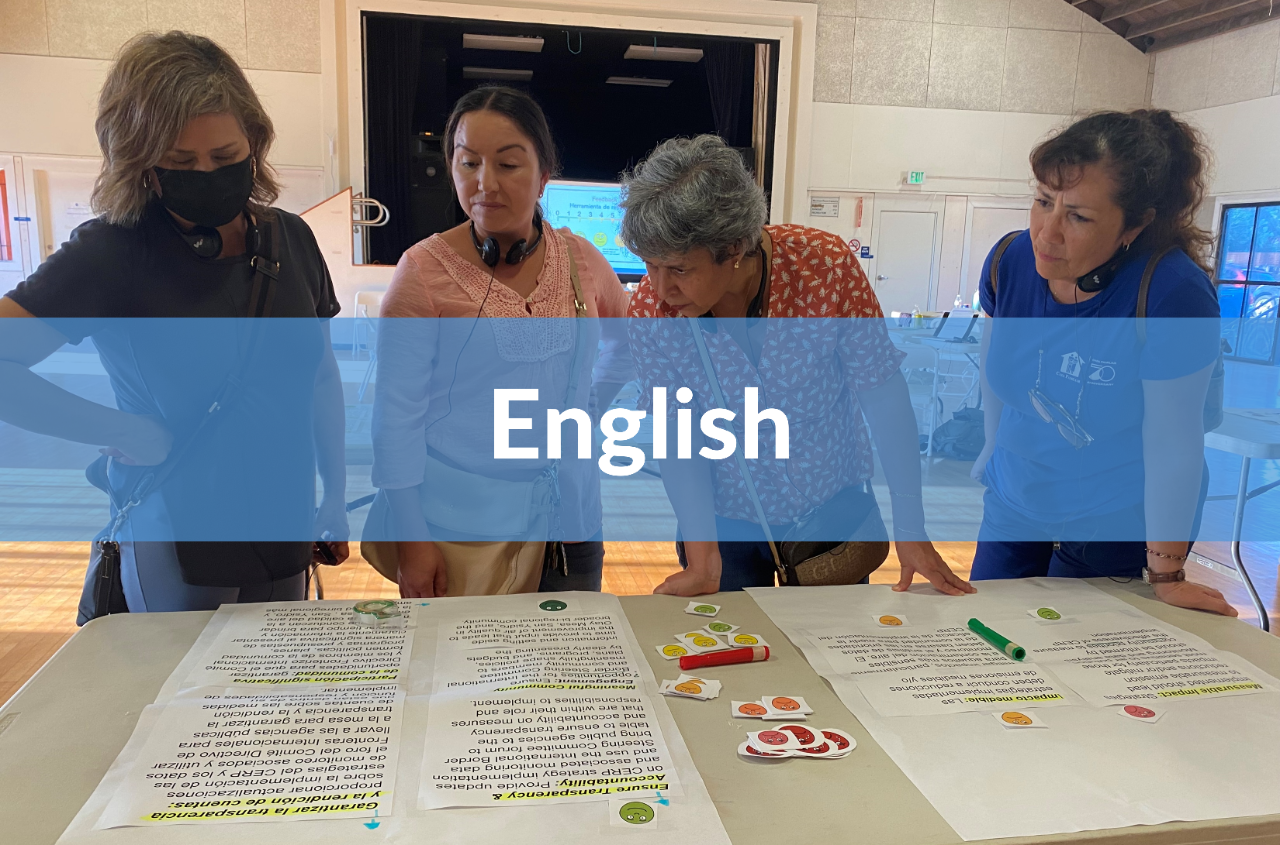 International Border Community Emissions Reduction Plan (CERP) in English link button